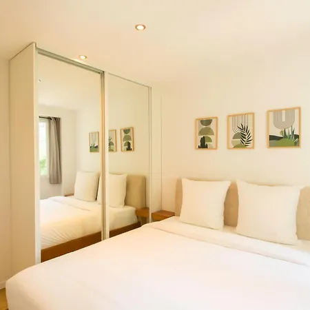 A4 Staywiz Us-2p Au Coeur De Les Pins 5min - Ac Balcon Апартаменты