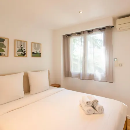 A4 Staywiz Us-2p Au Coeur De Les Pins 5min - Ac Balcon Жуан-ле-Пен